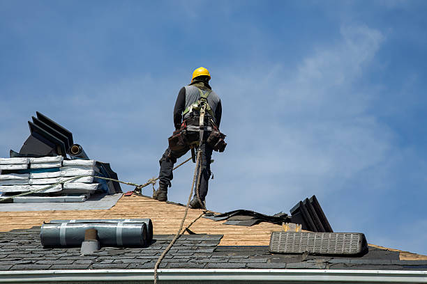Professional Roofing technician working in Westerlo, NY